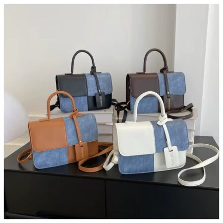 Trendy Small square Handbags Long Strap Shoulder Bag