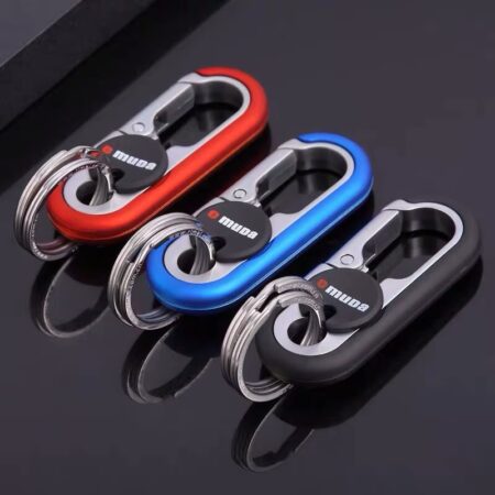 Multifunctional Car Keychain With Lock