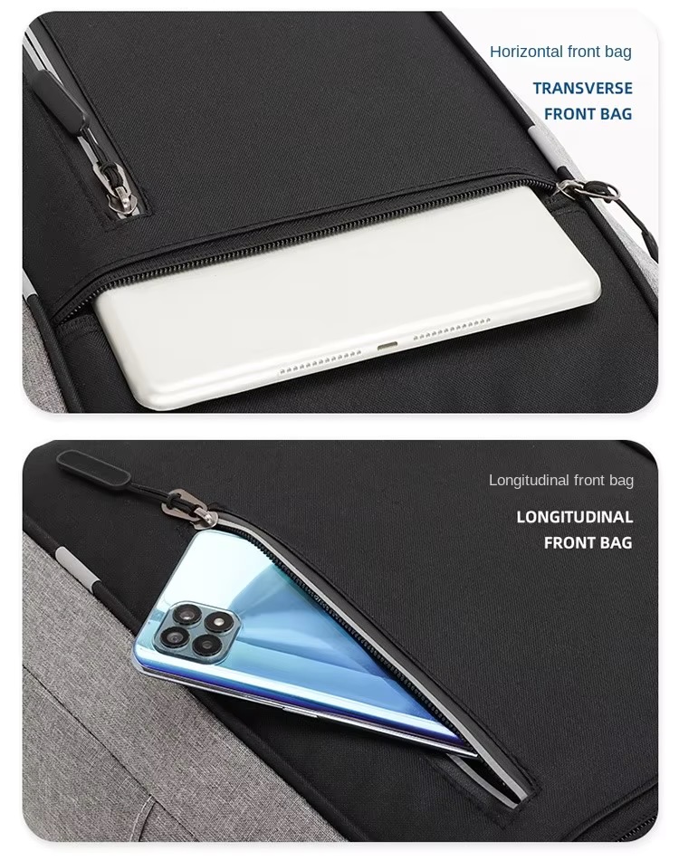 3 in 1 Casual Computer Waterproof Laptop Backpack - Image 9
