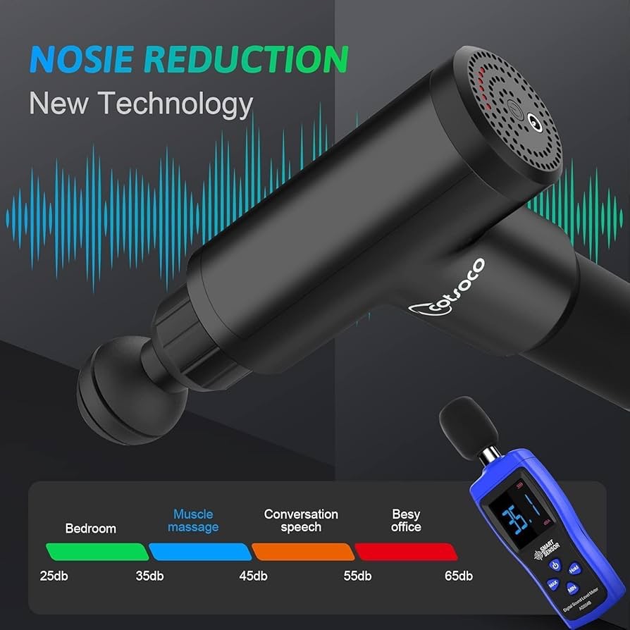 Super Quiet Brushless Motor, with 4 Massage Heads and 6 Adjustable Speed - Image 4