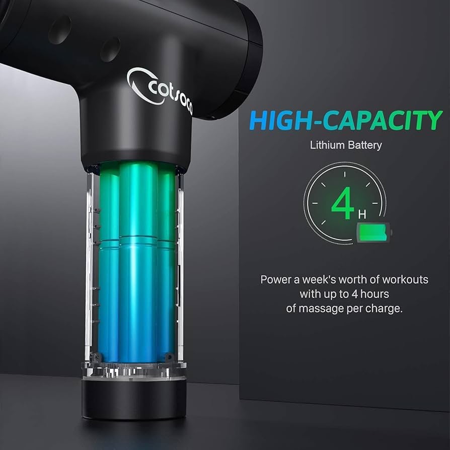 Super Quiet Brushless Motor, with 4 Massage Heads and 6 Adjustable Speed - Image 5
