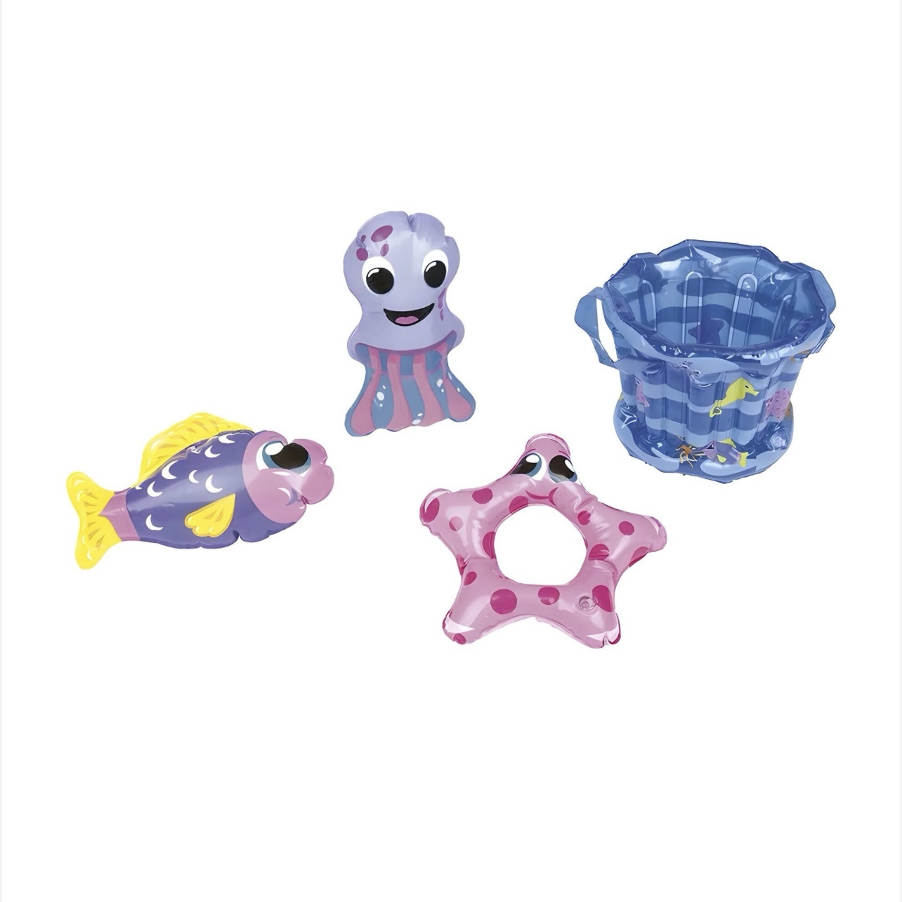 5-piece play pool - Playtive, with slide, water shower, duck umbrella - Image 4