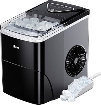 Silonn SLIM01B 2 Liters Countertop Ice Maker Black