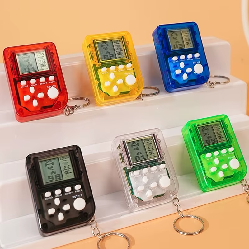 Pocket Mini Classic Game Machine Keychain Children's