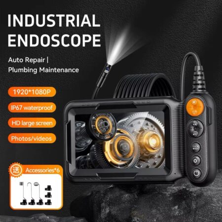 G50 Professional Video Endoscope Industrial 10m Borescope signle Lens Camera Pipeline