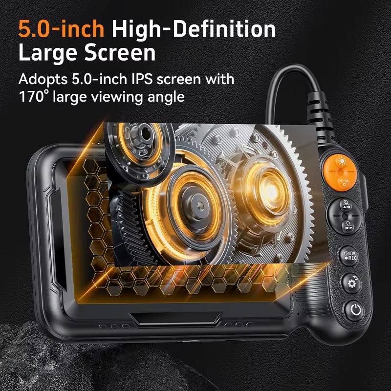 G50 Professional Video Endoscope Industrial 10m Borescope signle Lens Camera Pipeline - Image 3