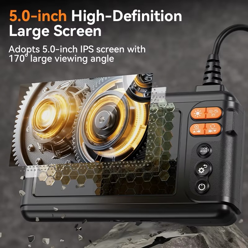 Digital Industrial Endoscope C50 5m Meter Pipe Plumbing Sewer Inspection - Image 3