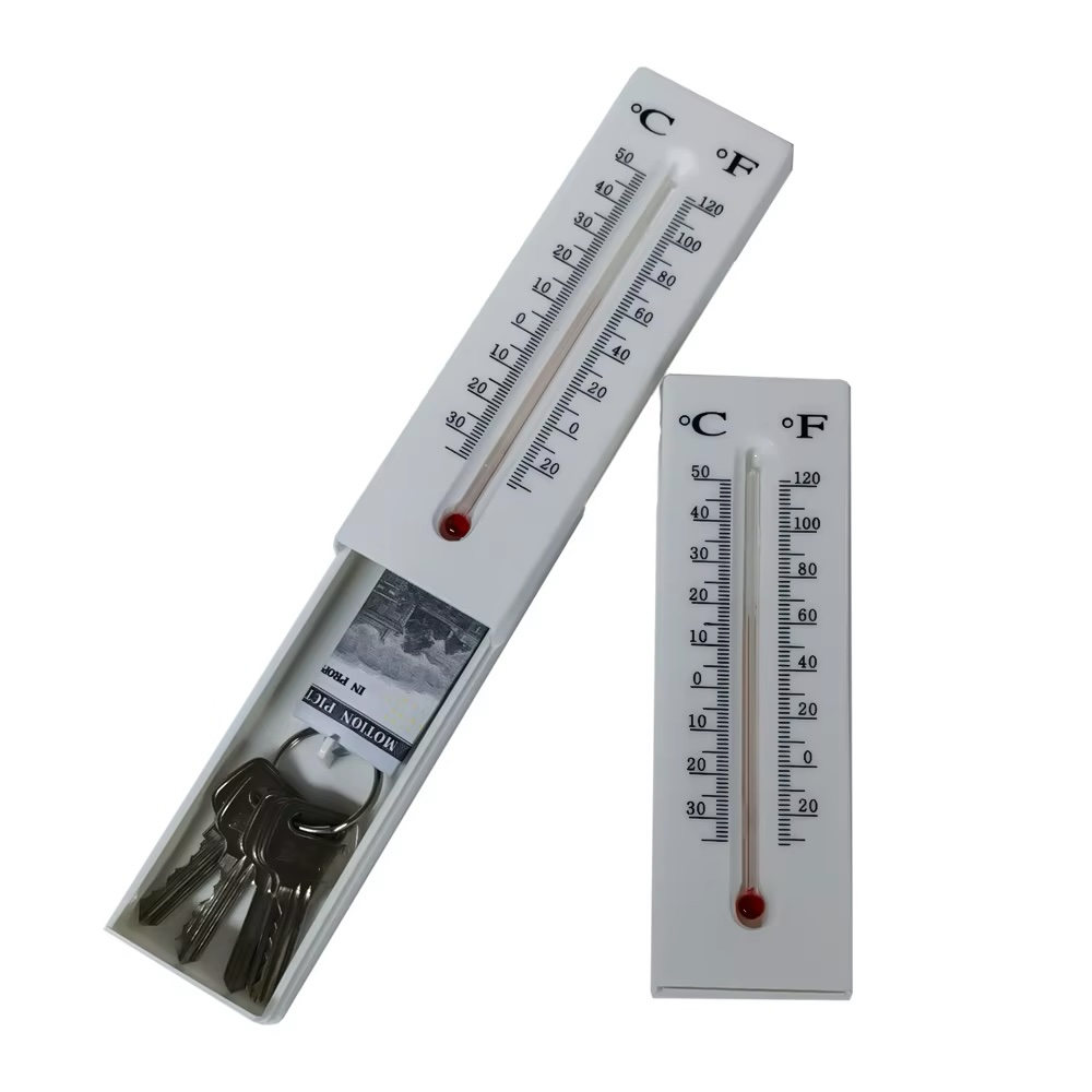 Thermometer Hidden Storage Wall Key Hideaway Storage Container for Valuables - Image 2