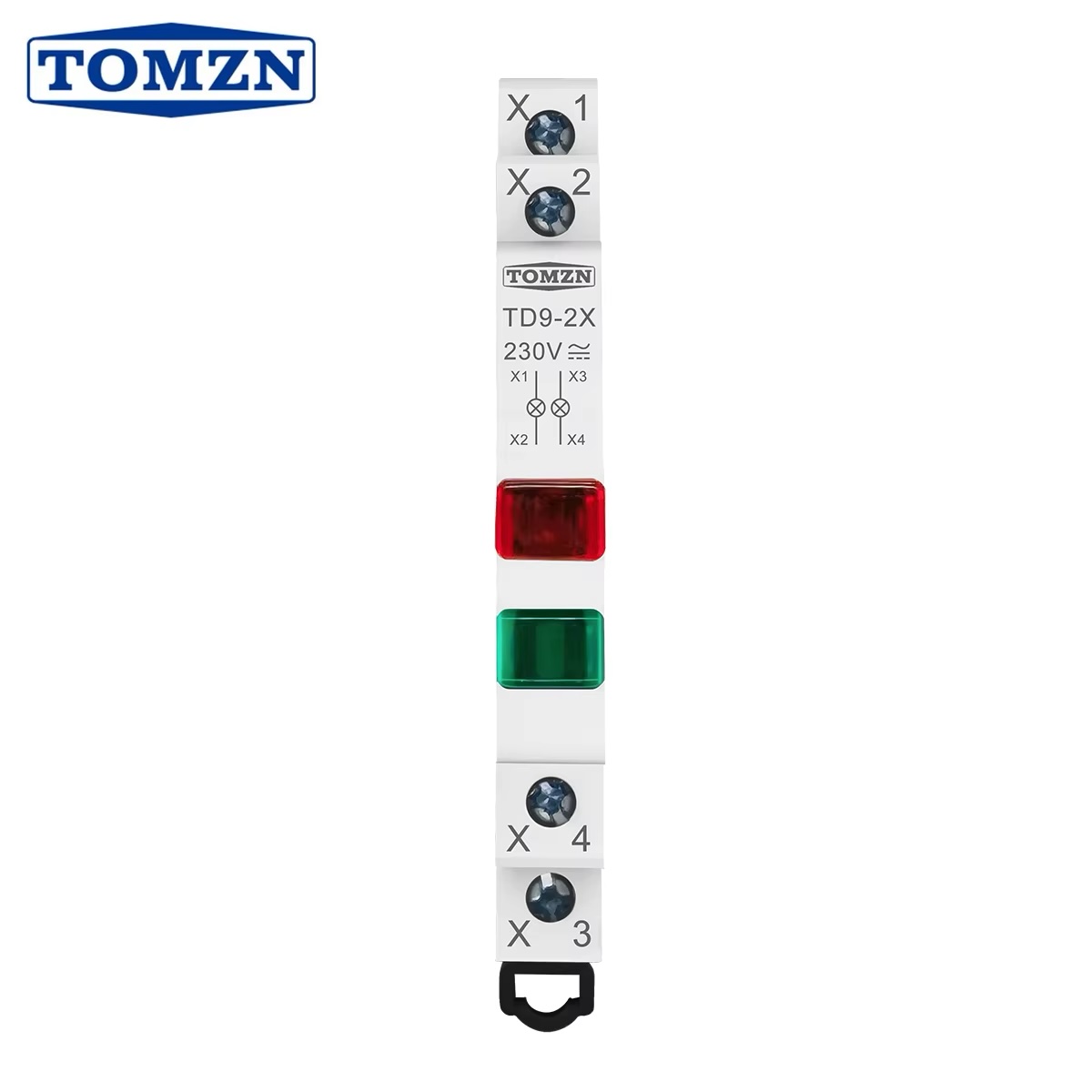 TOMZN 2 LED Din Rail indicator light TD9-2X 230V