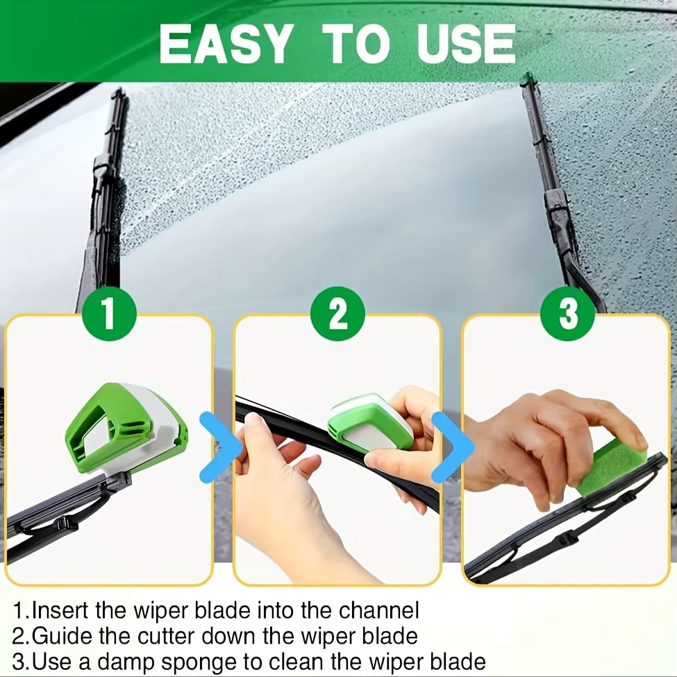 Universal Auto Truck Windshield Wiper Blade ABS DIY Restorer - Image 6