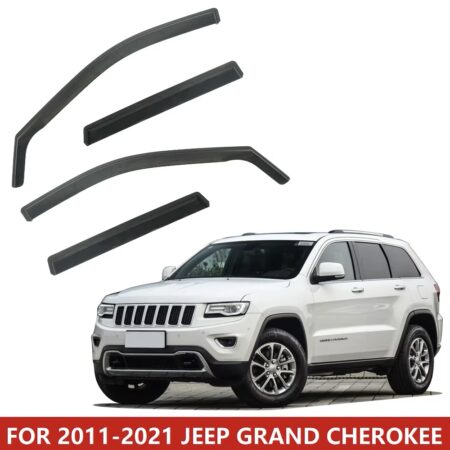 Set of 2011-2021 JEEP GRAND CHEROKEE In-Channel Door Ventshade Ventvisor
